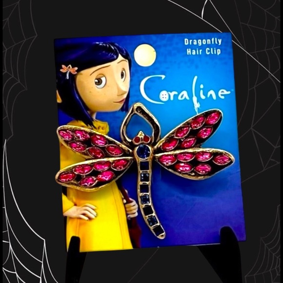 Coraline- Dragonfly Hair Clip - Picture 3 of 5